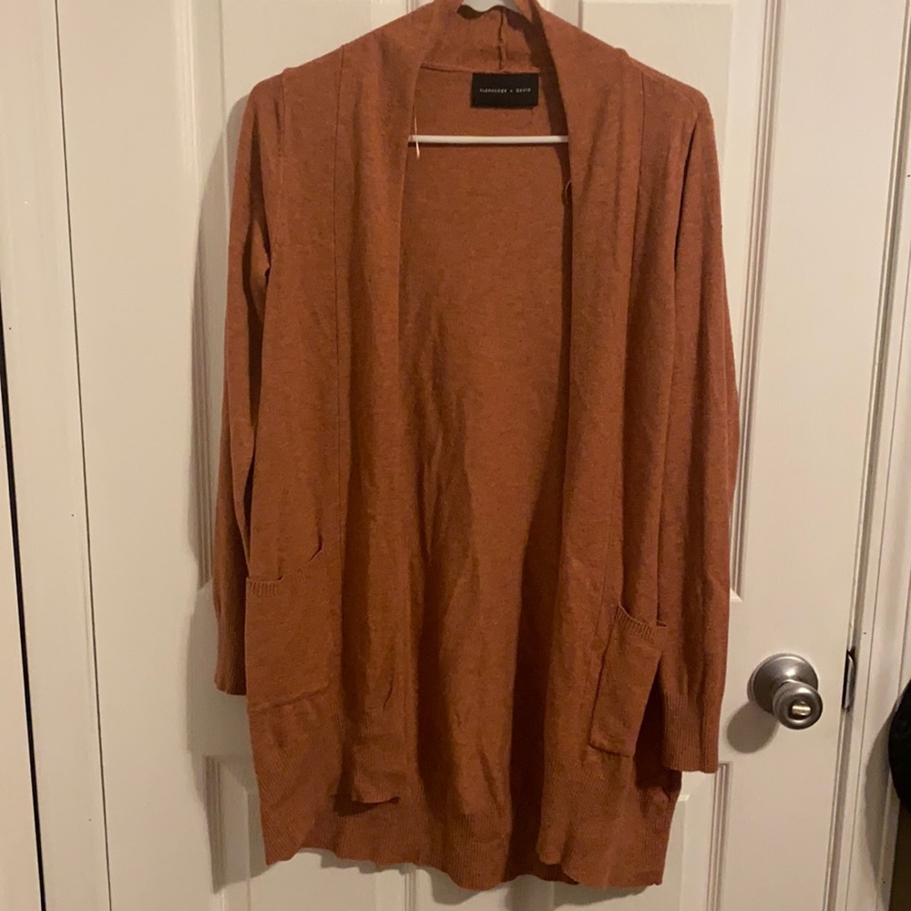Cardigan with pocket 🙂 Rust color